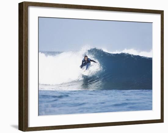 Surfer-Olivier Cadeaux-Framed Photographic Print