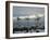 Surfers Head into the Surf at Mancora on the Northern Coast of Peru-Andrew Watson-Framed Photographic Print