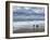 Surfers on Grande Plage Beach, Biarritz, Aquitaine, France-Nadia Isakova-Framed Photographic Print