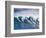 Surfers Ride a Wave at Waimea Beach on the North Shore of Oahu, Hawaii-null-Framed Photographic Print