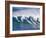 Surfers Ride a Wave at Waimea Beach on the North Shore of Oahu, Hawaii-null-Framed Photographic Print