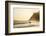 Surfers surfing on a beach at sunset, Nosara, Guanacaste Province, Pacific Coast, Costa Rica-Matthew Williams-Ellis-Framed Photographic Print