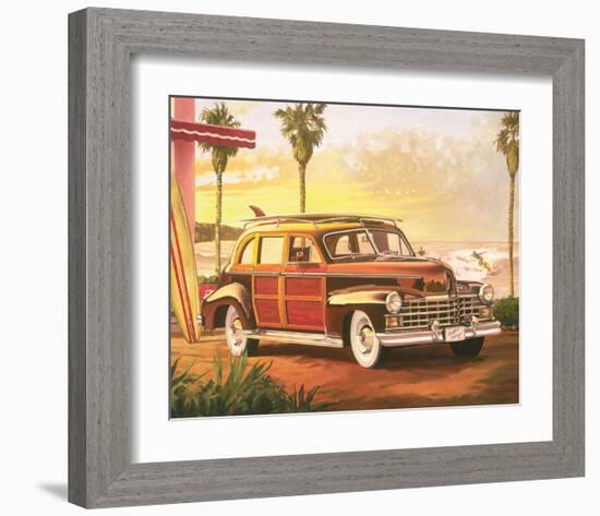 Surfin Crazy-Graham Reynolds-Framed Art Print