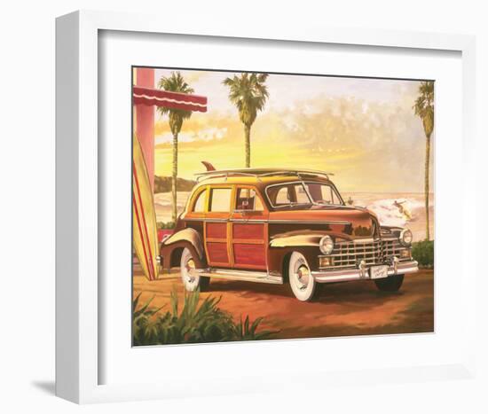 Surfin Crazy-Graham Reynolds-Framed Art Print