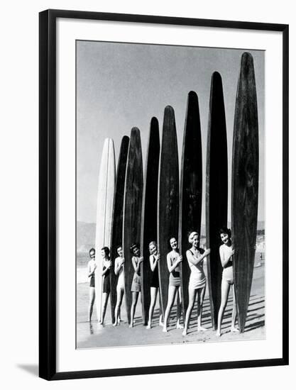 Surfin' Gals-The Chelsea Collection-Framed Art Print