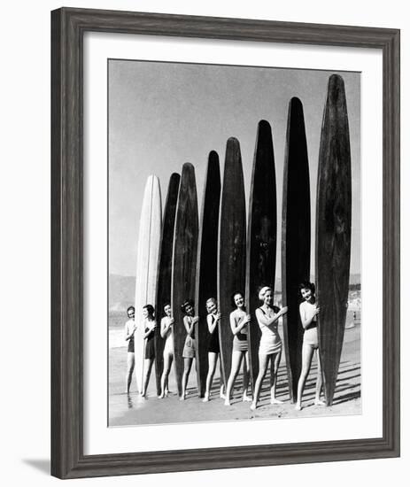 Surfin' Gals-The Chelsea Collection-Framed Giclee Print