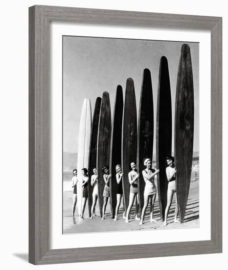 Surfin' Gals-The Chelsea Collection-Framed Giclee Print