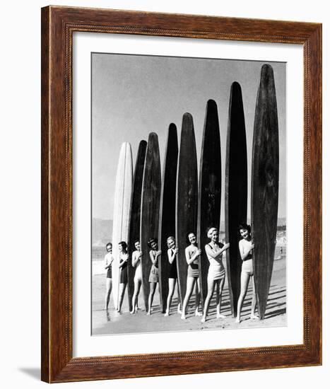 Surfin' Gals-The Chelsea Collection-Framed Giclee Print