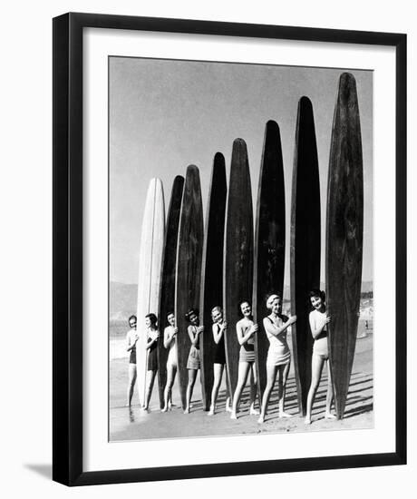 Surfin' Gals-The Chelsea Collection-Framed Giclee Print