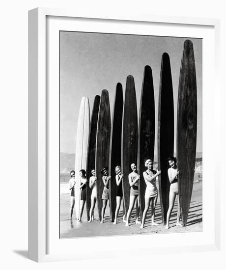 Surfin' Gals-The Chelsea Collection-Framed Giclee Print