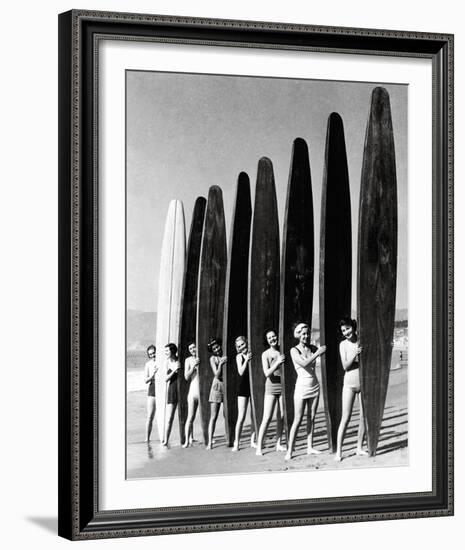 Surfin' Gals-The Chelsea Collection-Framed Giclee Print