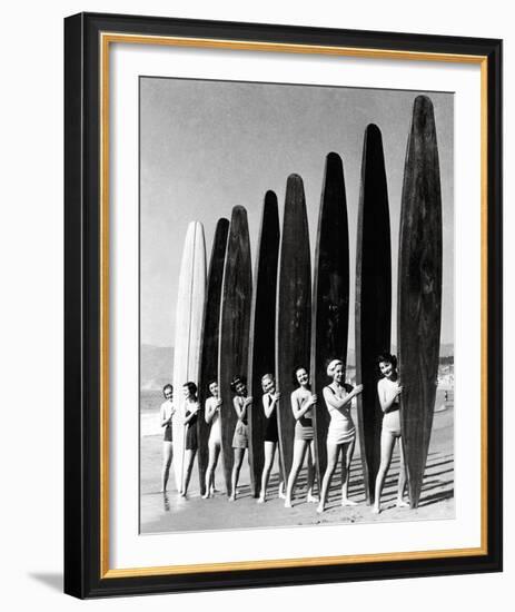 Surfin' Gals-The Chelsea Collection-Framed Giclee Print