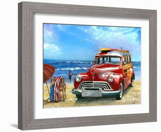 Surfin’ USA-Scott Westmoreland-Framed Art Print