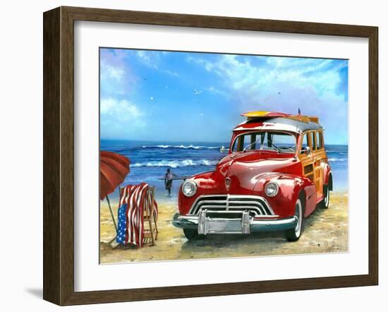 Surfin’ USA-Scott Westmoreland-Framed Art Print