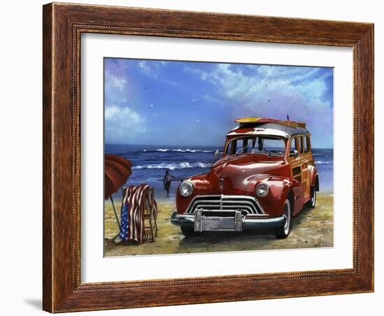 Surfin Usa-Scott Westmoreland-Framed Art Print