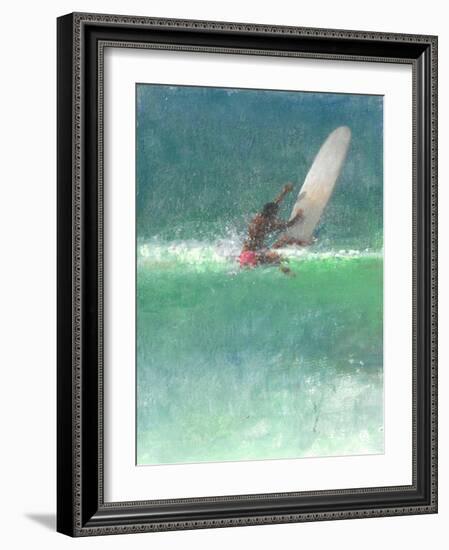 Surfing 1, Sri Lanka, 2015-Lincoln Seligman-Framed Giclee Print