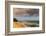 Surfing action at Praia Grande Beach in Colares, Portugal-Chuck Haney-Framed Photographic Print
