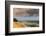 Surfing action at Praia Grande Beach in Colares, Portugal-Chuck Haney-Framed Photographic Print
