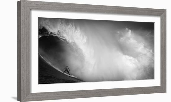 Surfing In Half Moon Bay, California-Rebecca Gaal-Framed Photographic Print