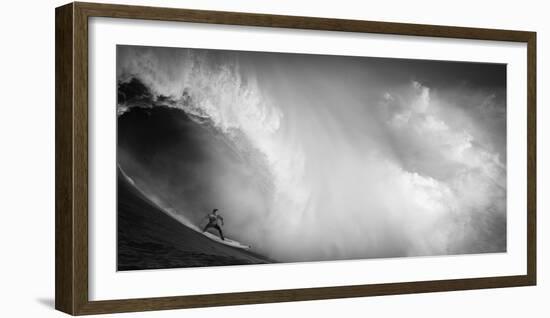 Surfing In Half Moon Bay, California-Rebecca Gaal-Framed Photographic Print