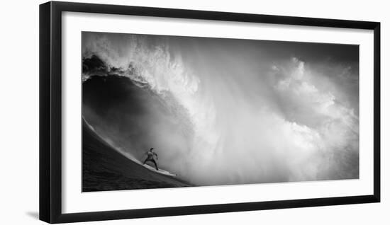 Surfing In Half Moon Bay, California-Rebecca Gaal-Framed Photographic Print