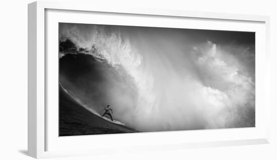 Surfing In Half Moon Bay, California-Rebecca Gaal-Framed Photographic Print