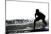 Surfing Silhouette I-Karen Williams-Mounted Photographic Print