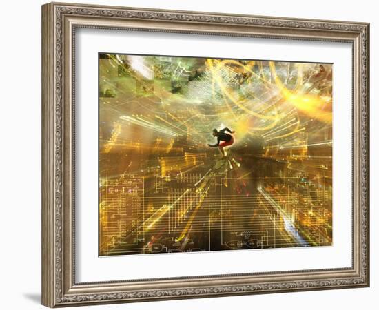 Surfing the Internet-Mehau Kulyk-Framed Photographic Print