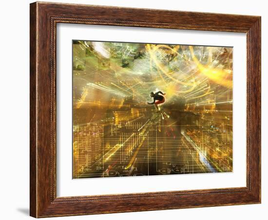 Surfing the Internet-Mehau Kulyk-Framed Photographic Print