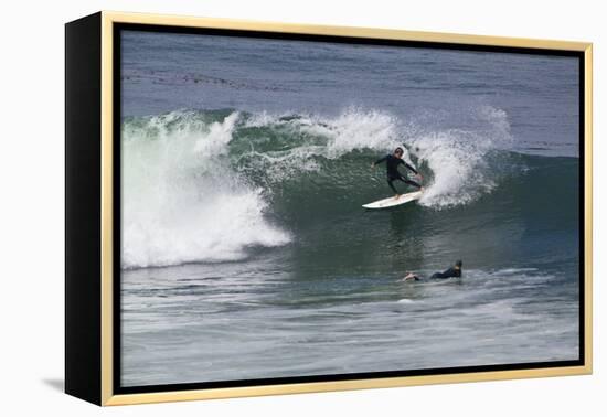 Surfing X-Lee Peterson-Framed Premier Image Canvas