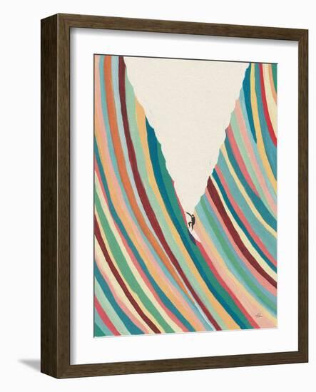 Surfingwithstache-Fabian Lavater-Framed Photographic Print