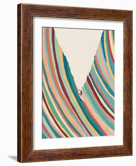 Surfingwithstache-Fabian Lavater-Framed Photographic Print