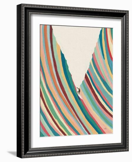 Surfingwithstache-Fabian Lavater-Framed Photographic Print