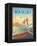 Surfride Waikiki-Kerne Erickson-Framed Stretched Canvas