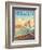 Surfride Waikiki-Kerne Erickson-Framed Premium Giclee Print