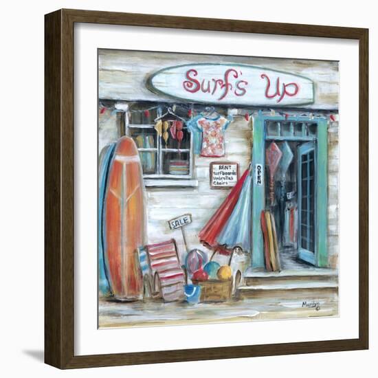 Surfs Up-Marilyn Dunlap-Framed Art Print