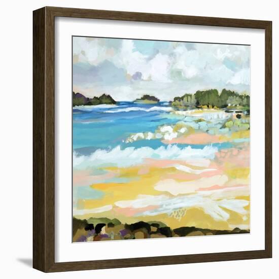 Surfscape IX-Karen Fields-Framed Art Print