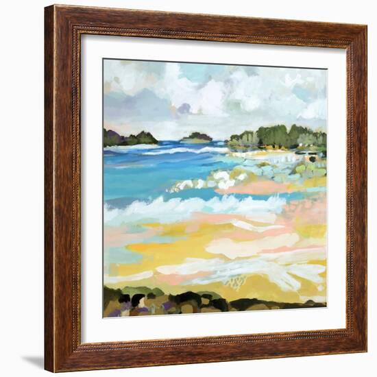 Surfscape IX-Karen Fields-Framed Art Print