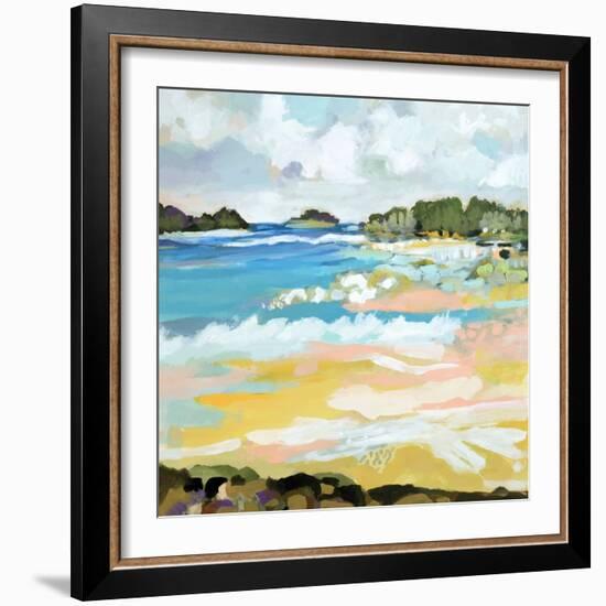 Surfscape IX-Karen Fields-Framed Art Print