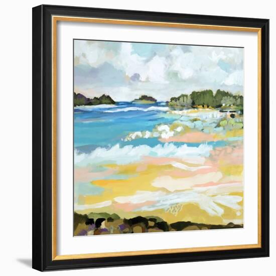 Surfscape IX-Karen Fields-Framed Art Print