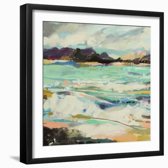 Surfscape VI-Karen Fields-Framed Art Print