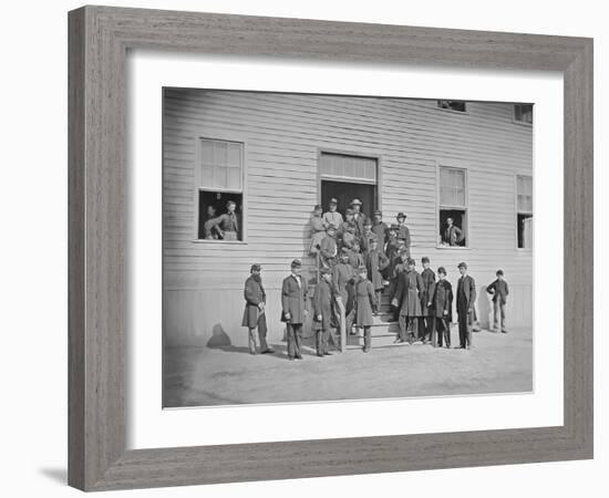 Surgeons of Harewood Hospital During the American Civil War-Stocktrek Images-Framed Photographic Print