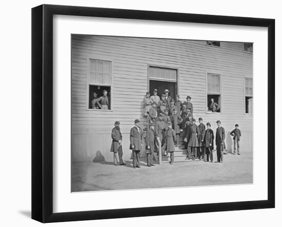 Surgeons of Harewood Hospital During the American Civil War-Stocktrek Images-Framed Photographic Print