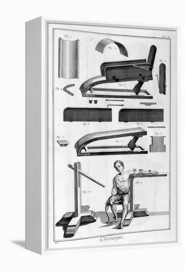 Surgery, 1751-1777-Denis Diderot-Framed Premier Image Canvas