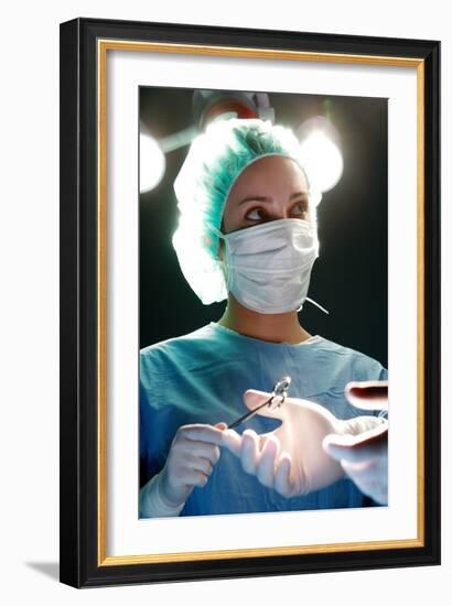 Surgery-Mauro Fermariello-Framed Photographic Print