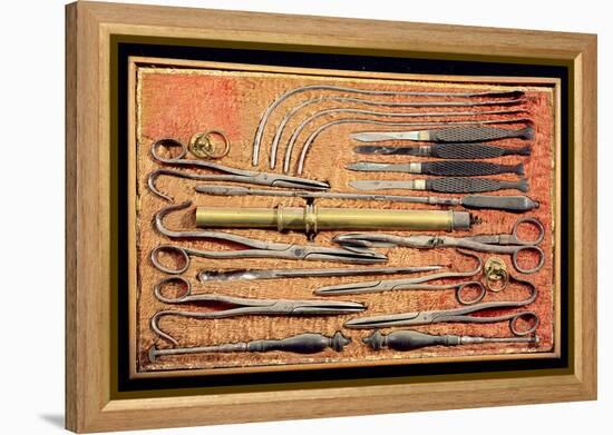 Surgical Instruments (Photo)-Italian-Framed Premier Image Canvas