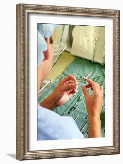 Surgical Instruments-Arno Massee-Framed Photographic Print