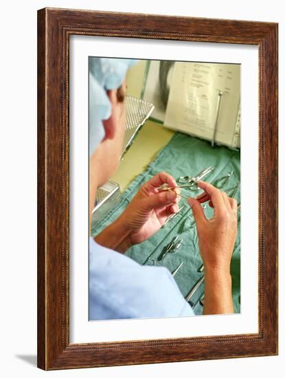 Surgical Instruments-Arno Massee-Framed Photographic Print