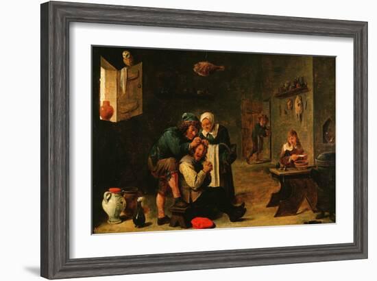 Surgical Operation, 17th Century-David Teniers the Younger-Framed Giclee Print