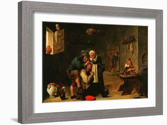 Surgical Operation, 17th Century-David Teniers the Younger-Framed Giclee Print